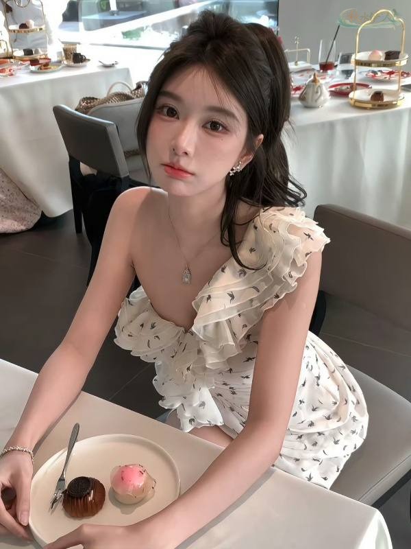 上海上戏校花气质女友感侧身照