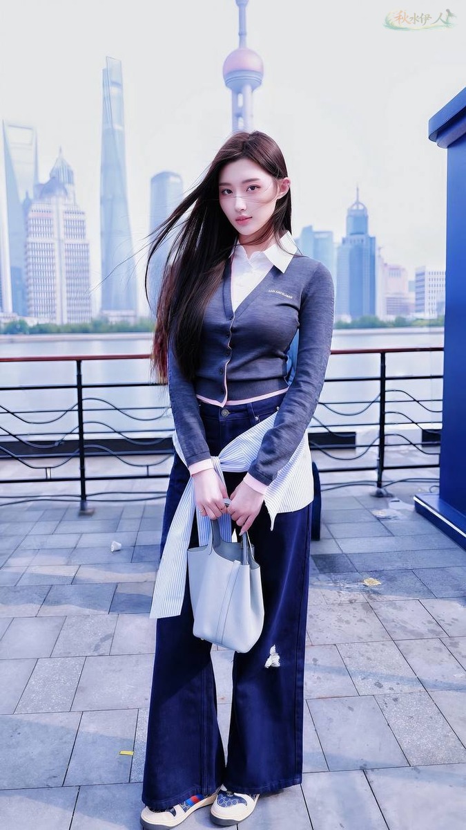 上海天生白虎模特C杯身材展示