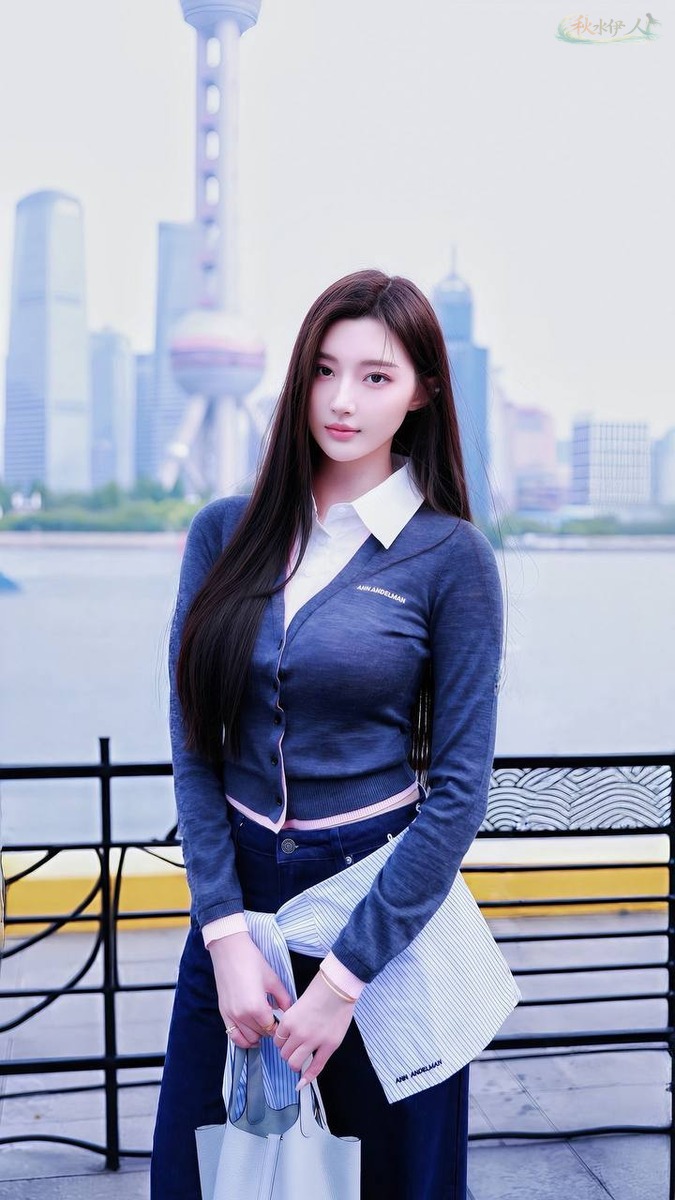 上海气质御姐瓷娃娃模特街拍全身照