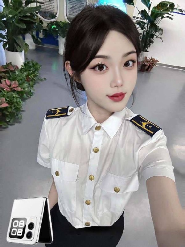 长沙民航院校模特甜如初恋照片