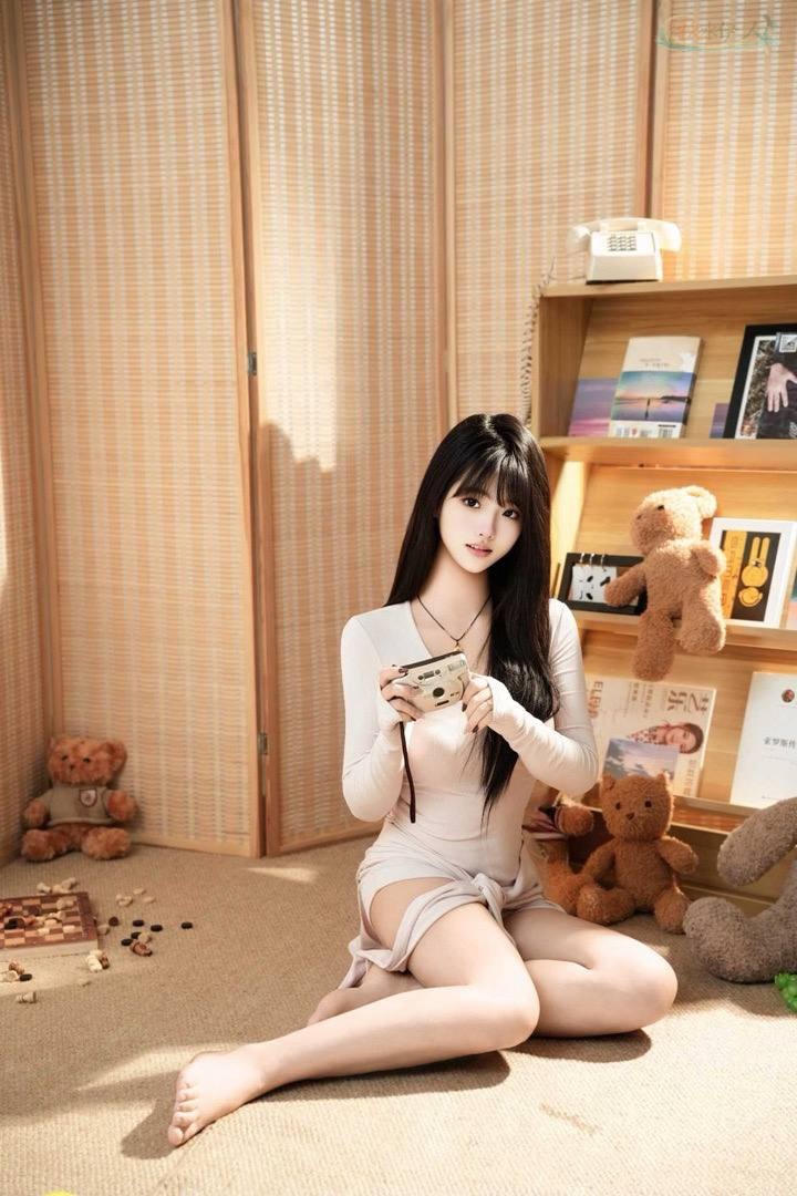 北京白嫩皮肤女模街拍