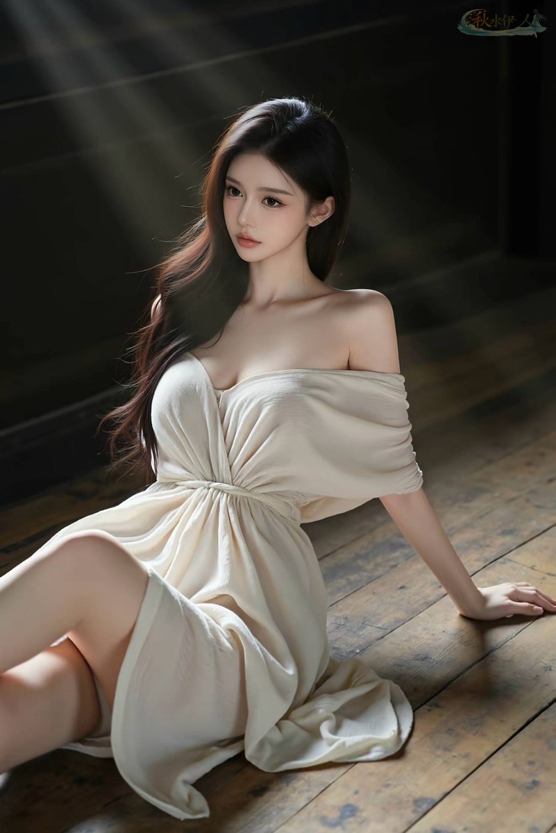 上海甜美纯欲风模特温柔眼神