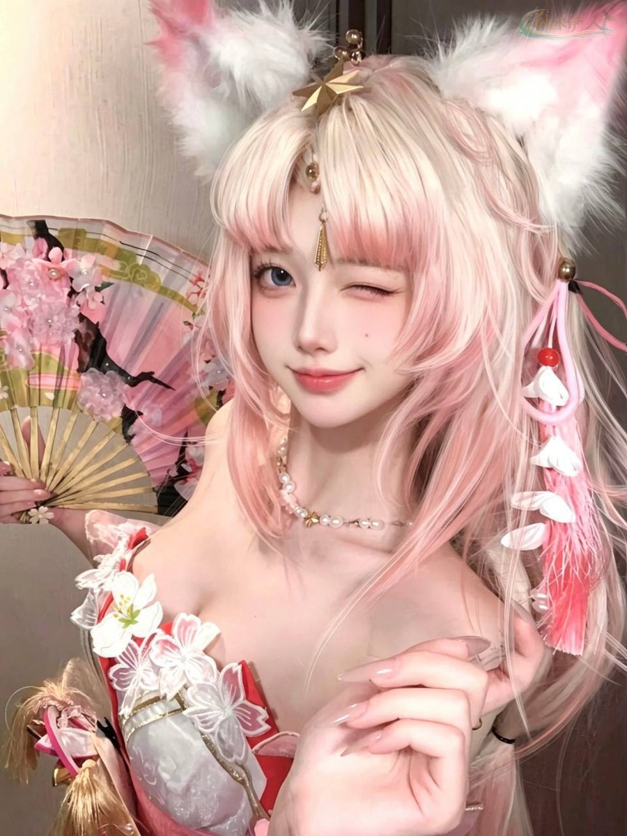 广州00后白皮coser萌系正脸照