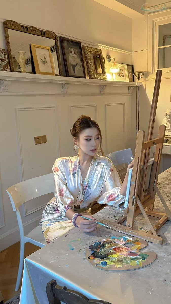 上海蜜臀白虎模特留学背景写真