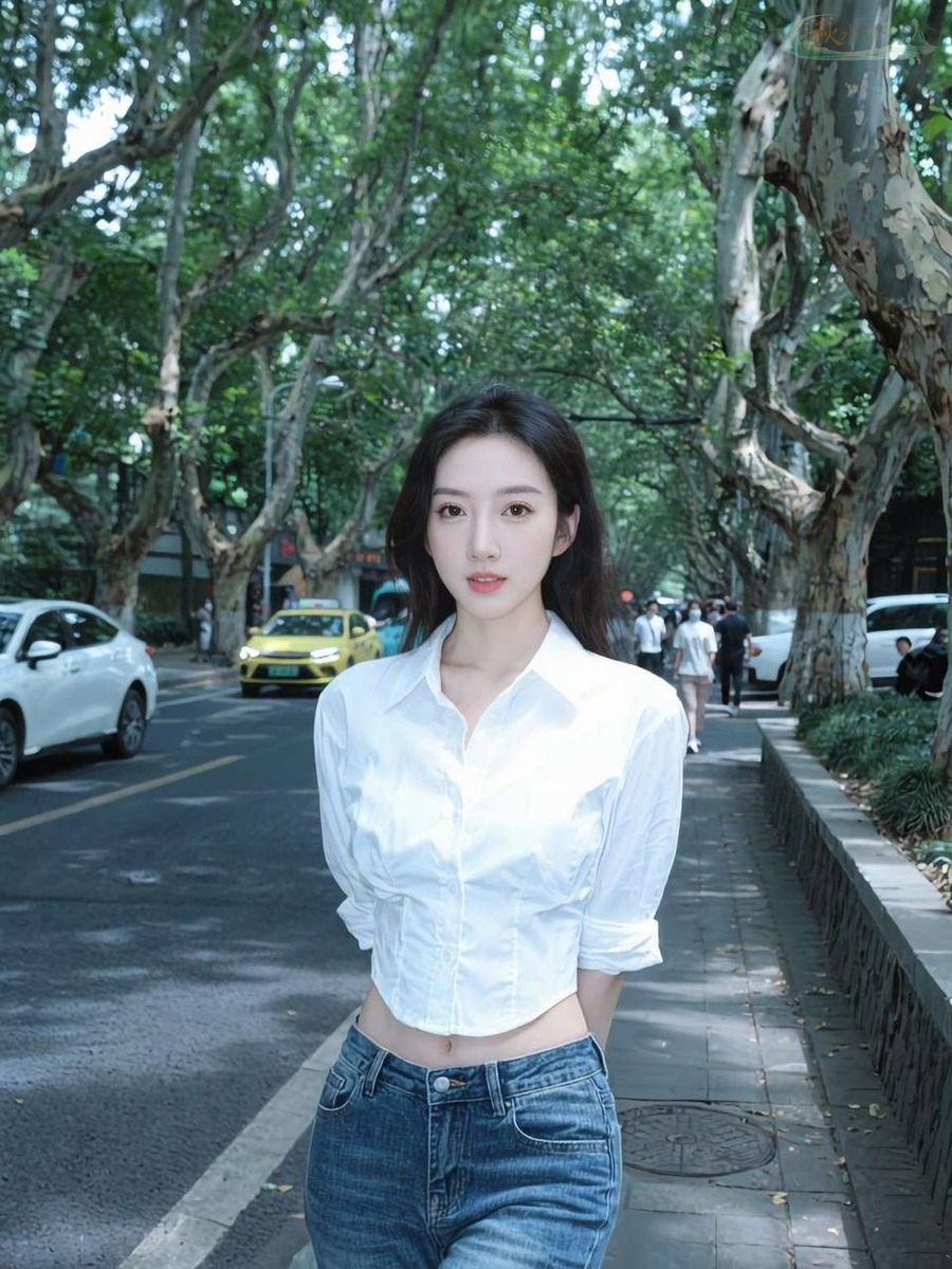 杭州仙女气质模特侧面曲线