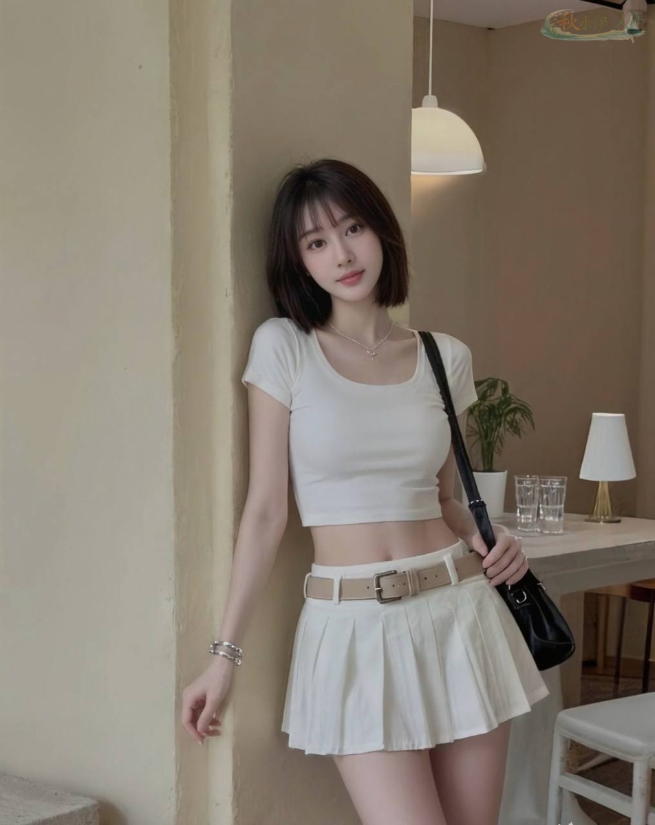 苏州甜美模特白色系穿搭