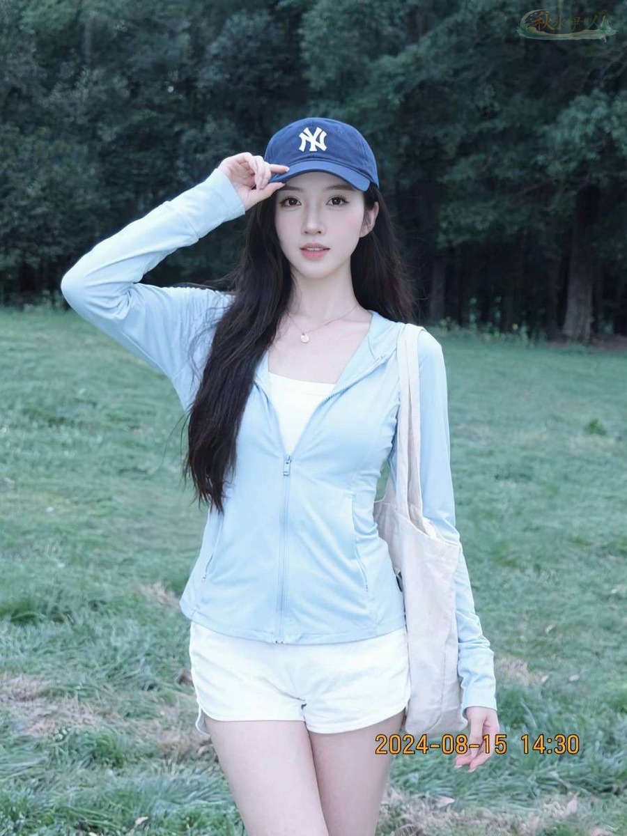 杭州清纯仙女模特街拍穿搭