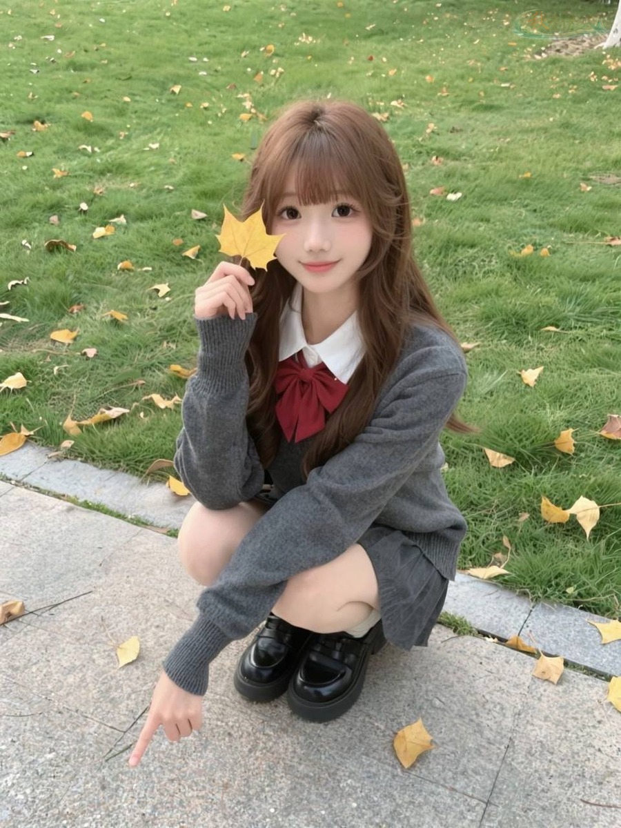 广州纯欲风少女JK制服拍摄
