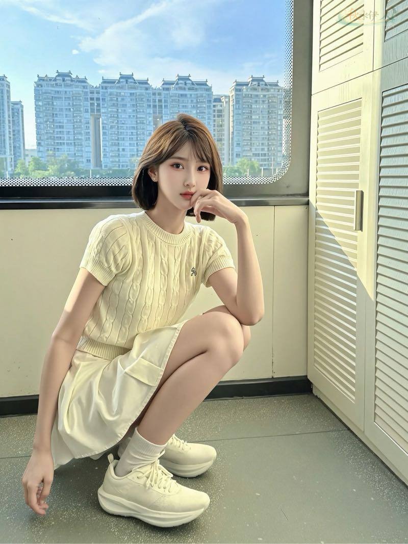 广州清纯校花少女身材展示