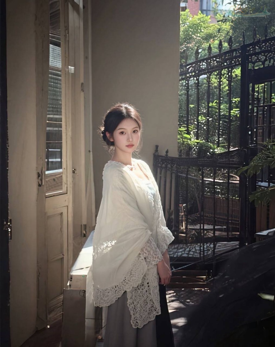 深圳冷白皮女模 筷子腿写真