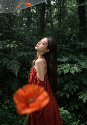 深圳高挑清纯模特写真D杯