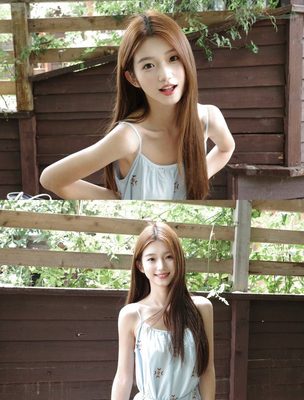 深圳邻家女孩模特 168cm 高挑身材写真